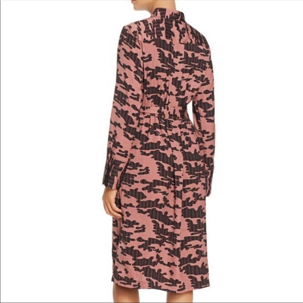 NWT! KENNETH COLE Women’s Camo Rose/Brown Dress - Picture 2 of 8
